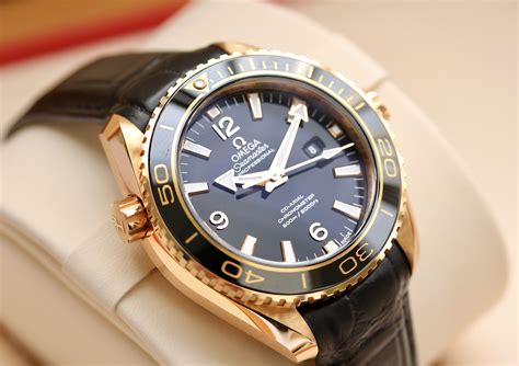 omega seamaster planet ocean rose gold|Omega Seamaster rose gold price.